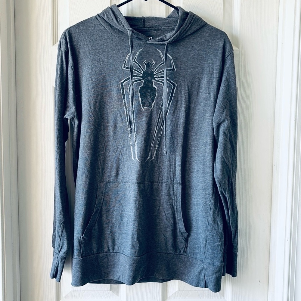Men Marvel Spider Tee Hoodie